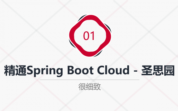 通晓Spring Boot与Cloud