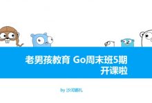 带你21周搞定Go语言 (老男孩5期)，视频教程百度云盘下载 (25.4G)