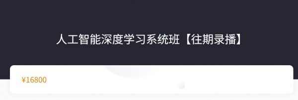 人工智能深度学习系统班
