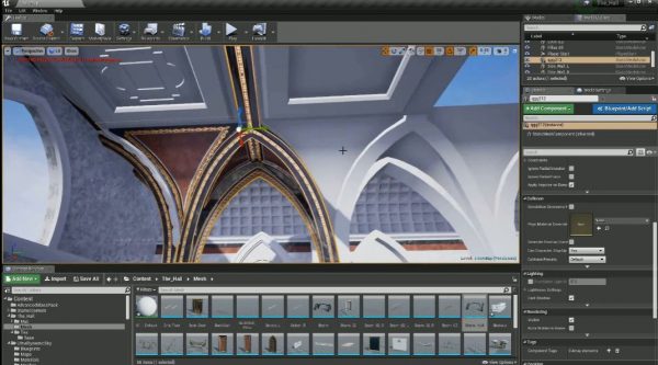 UE4虚幻引擎欧式宫殿场景全流程 视频截图