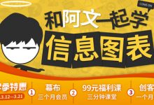 秋叶系列:和阿文一起学信息图表,45课时网盘下载-VIPC6资源网