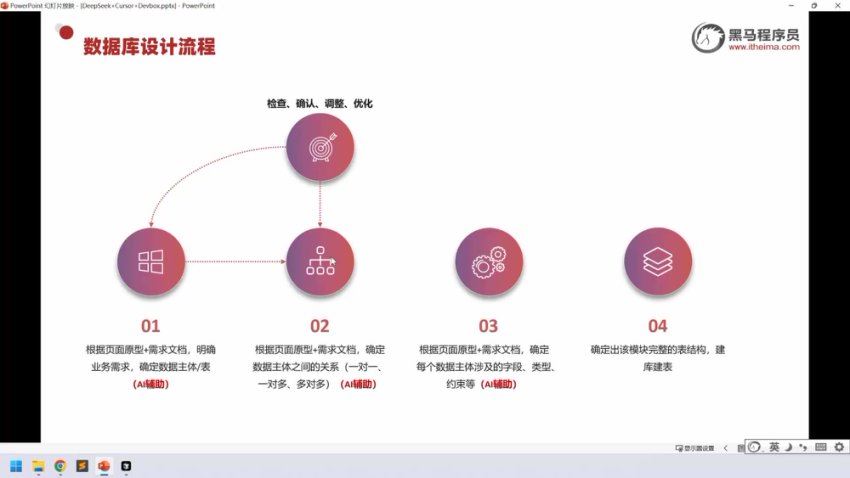 黑马程序员:DeepSeek+Cursor+Devbox 零代码开发项目课程