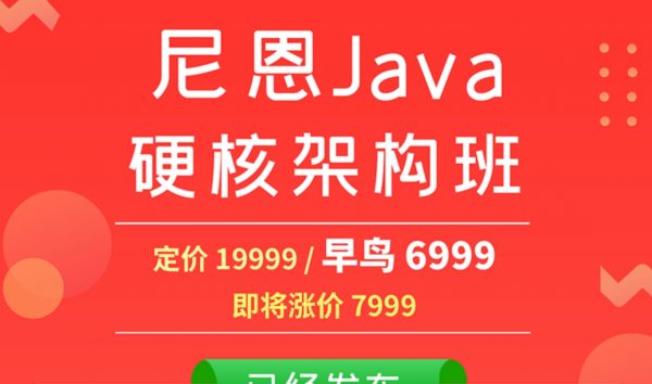 尼恩JAVA硬核架构班，疯狂创客圈社群VIP，高架构卷王班 价值6999元