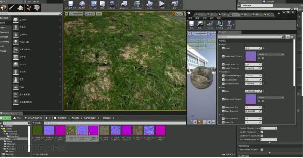 Unreal Engine 4 户外森林场景全流程教学 视频截图
