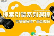 老派SEO:搜索引擎优化百度霸屏引流课程-VIPC6资源网