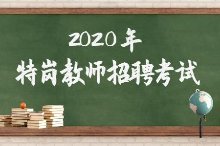 2020年特岗教师招聘考试