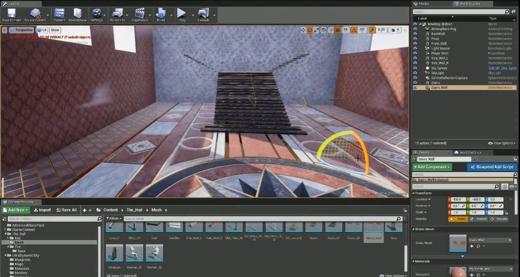 UE4虚幻引擎制作：欧式宫殿场景全流程，视频+素材教程 - VIPC6资源网