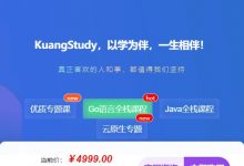 狂神Web全栈直播课(后端Golang) 视频+资料源码96G-VIPC6资源网