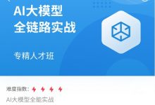 马士兵:AI大模型全链路实战,视频+资料-VIPC6资源网