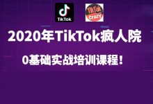 短视频疯人院:2020年最新Tiktok零基础实战训练营第3期-VIPC6资源网
