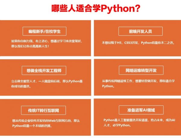 哪些人合适学Python