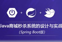 龙果学院:Java商城秒杀系统的设计与实战视频教程(SpringBoot版)debug主讲-VIPC6资源网