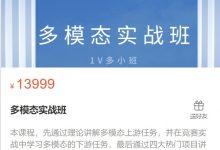 多模态项目实战班,CV/NLP项目实战课程-VIPC6资源网