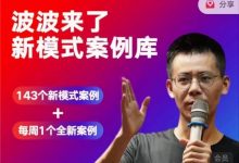 波波来了案例库，2025年新课，电商自媒体等100多套成功案例-VIPC6资源网