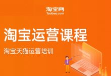 淘宝店铺VIP教程(初级+高级+运营),21年淘宝运营新课,百度云(13G)-VIPC6资源网