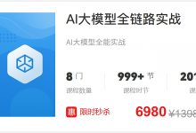 马士兵:AI大模型全链路实战,视频+资料-VIPC6资源网