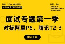 后端高级工程师面试专题第一季，对标阿里P6，腾讯T2-3 价值298元