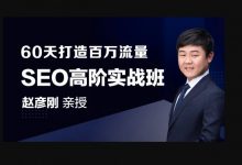 SEO高阶实战班:60天学会如何打造百万SEO流量,赵彦刚SEO培训课程(17G)-VIPC6资源网