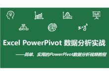 Excel PowerPivot数据分析实战课,数据的处理/分析/展现-VIPC6资源网