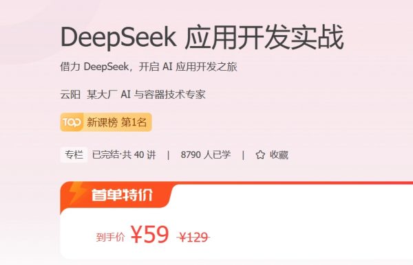 DeepSeek 应用开发实战