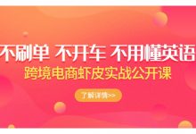 跨境电商运营培训:虾皮Shopee基础系列课程云盘下载-VIPC6资源网